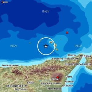 Terremoti: Sicilia, scossa magnitudo 4.3 alle Isole Lipari