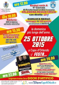 25 ottobre locandina