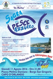 Sagra del Pesce Azzurro - locandina