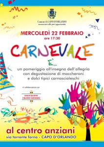 festa carnevale al centro anziani